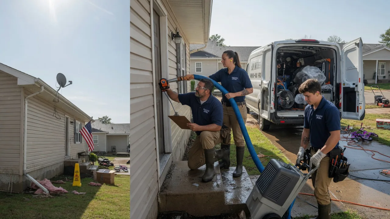 Ceiling Water Damage Restoration in Struthers, OH near me